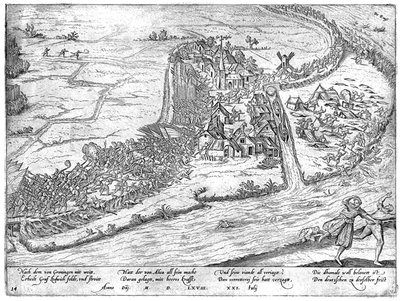 Schlacht von Jemmingen, 1568 von Frans Hogenberg